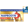 Pack shot of Naprosyn® Pain Relief 250 mg gastro-resistant tablets (Naproxen) with Pharmacy Product of the Year 2026 logo