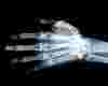 An X-ray image of a person’s left hand and wrist, without fractures.